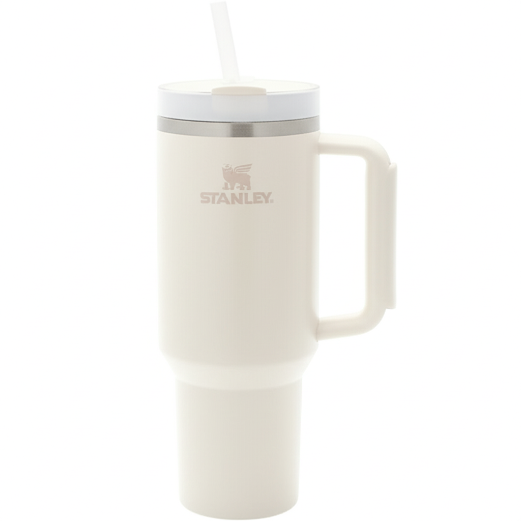 Cream White Stanley Quencher H2.0 Tumbler