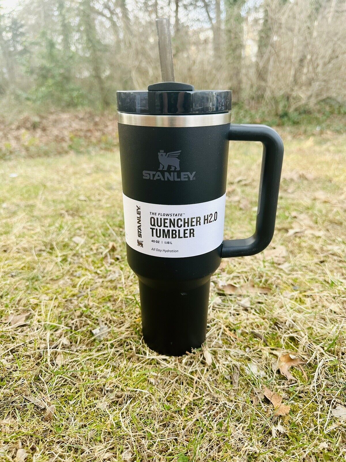 Black Stanley Quencher H2.0 Tumbler